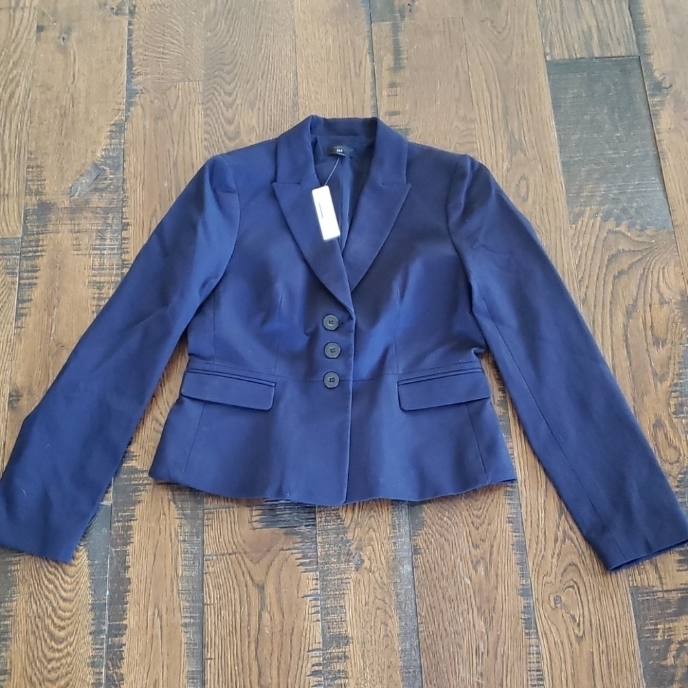 J Crew Peplum Structured Blazer L7676